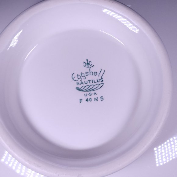 Vintage Homer Laughlin Eggshell Nautilus USA F40N5 Serving Dish with Lid - Picture 4 of 6